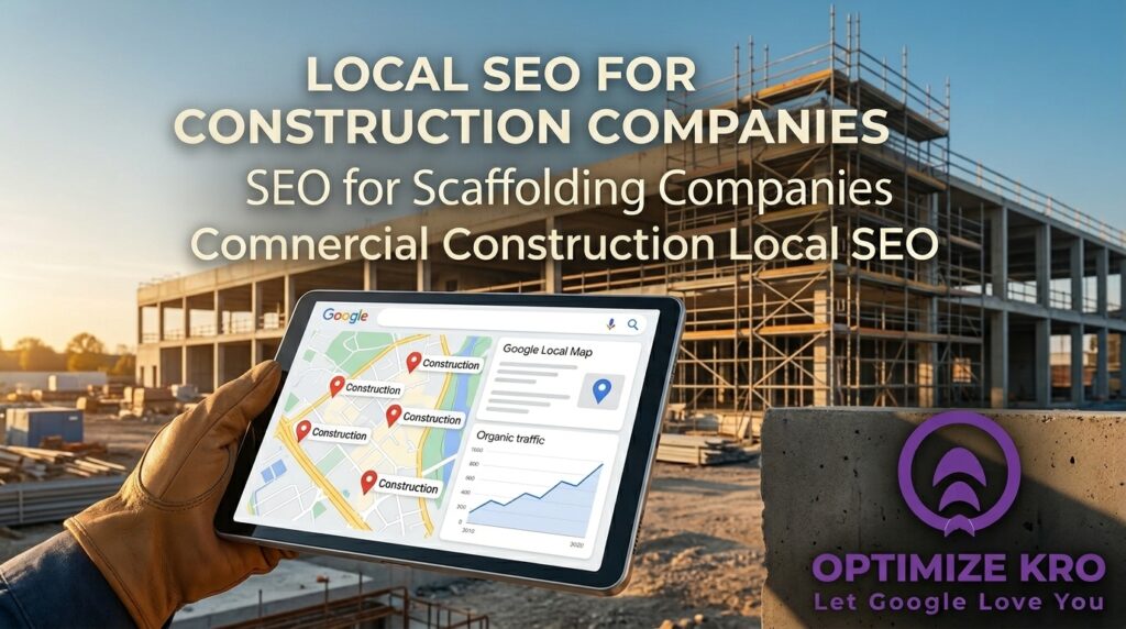 Local SEO for Construction Companies: SEO for Scaffolding Companies: Commercial Construction Local SEO
