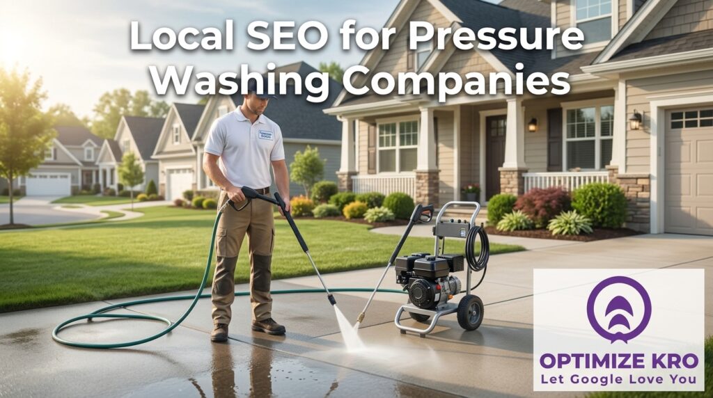 Local SEO for Pressure Washing Companies