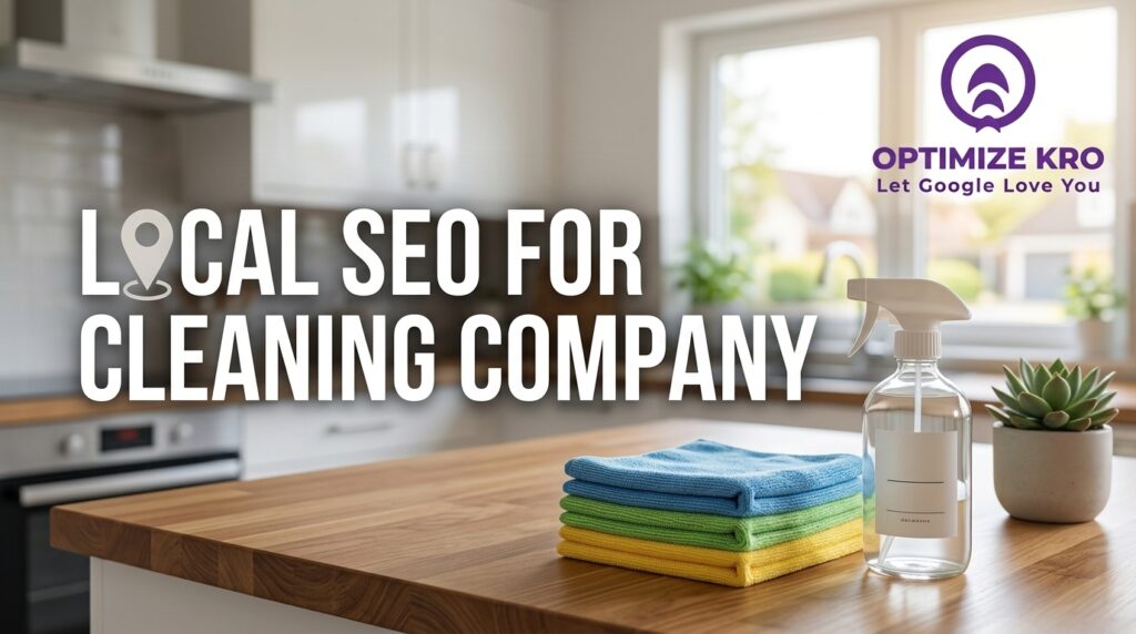 Local SEO for Cleaning Company
