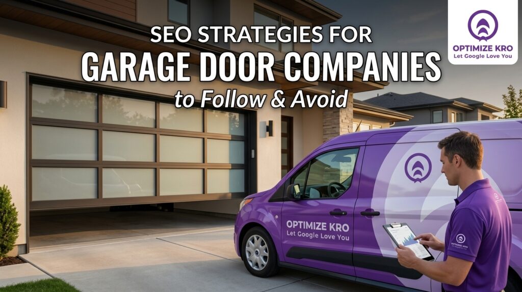 SEO Strategies for Garage Door Companies to Follow & Avoid
