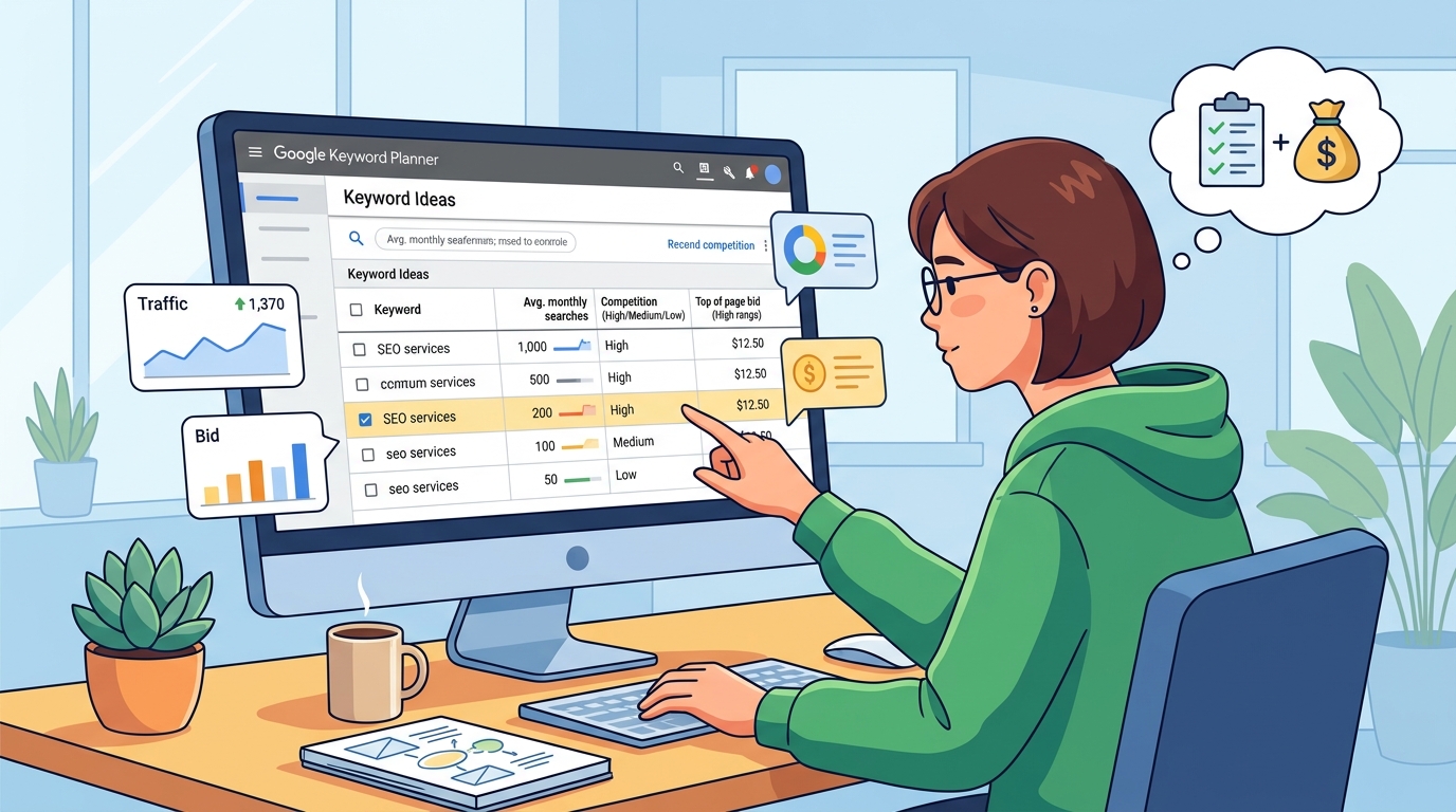 Check PPC cost competition and search volume