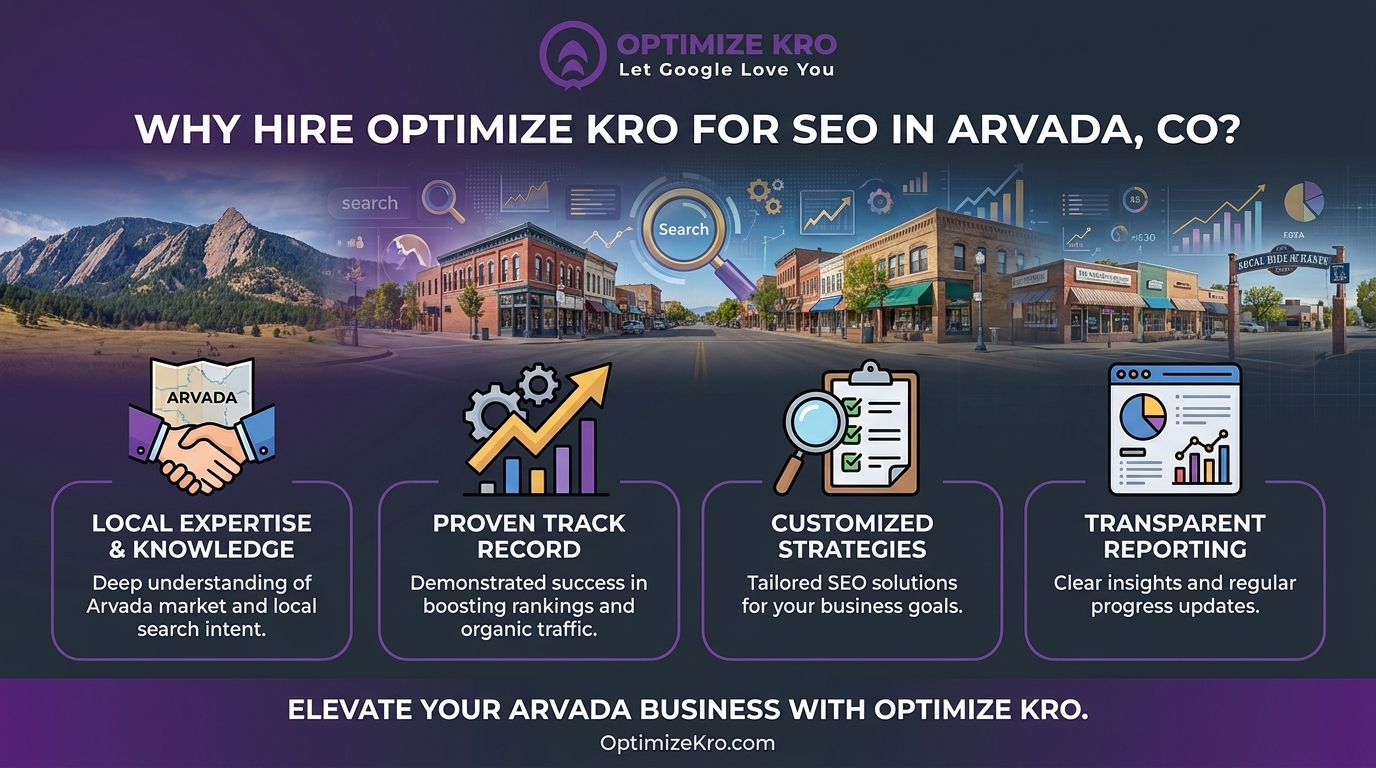 OptimizeKro SEO services in Arvada CO