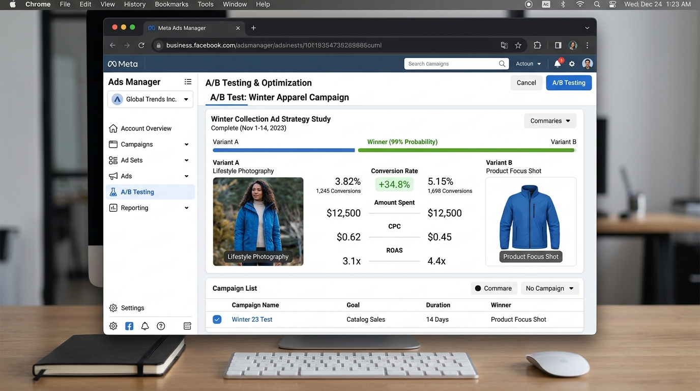 A/B Testing Optimization Dashboard